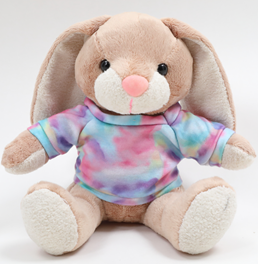 Easter Bunny with Coral Shirt 10"