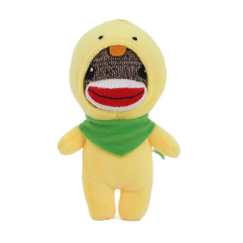 Sockiez Wanna Be a Sheep,Chick,Bunny Easter Stuffed Animals Plush Toys with Personalized Bandana Basket Gift 6‘’