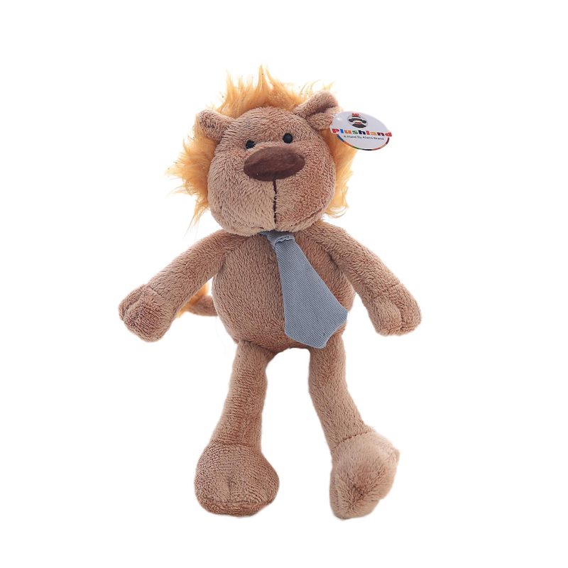 Personalized Plush Stuffed Animal Toy with Custom Text Message Tie for Kids 8''
