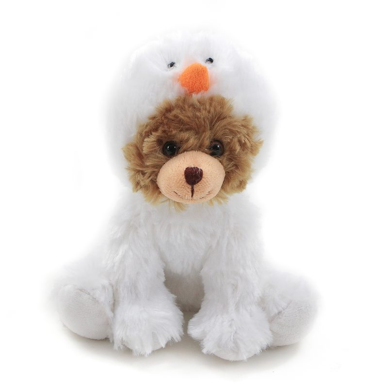 Plushland 9 Inch Snowman Bear Stuffed Animal Plush Toy,Cuddles Toy Best Gift for Kids,Home and Car Decor