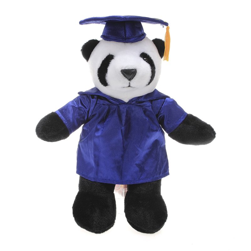 Panda Plush Stuffed Animal Toys with Cap and Personalized Gown 8''